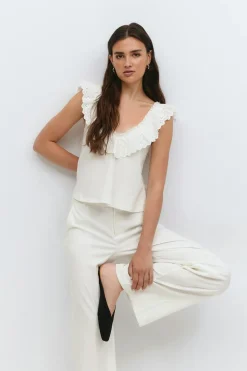 Broderie anglaise singlet