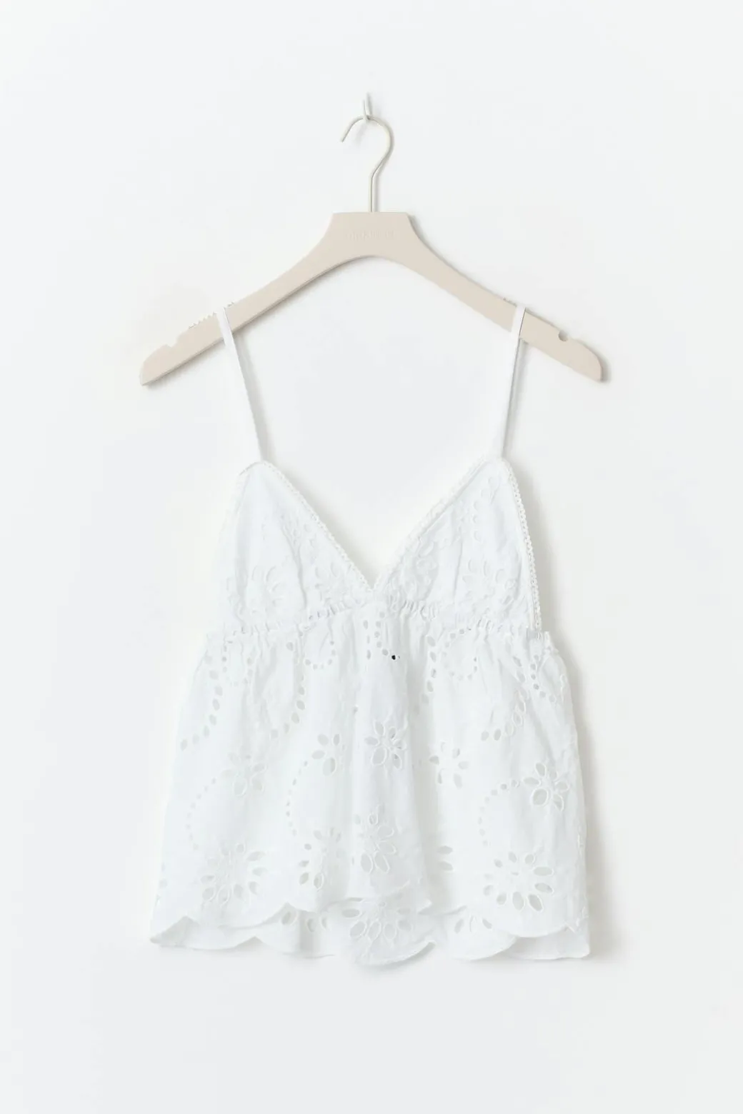 Broderie anglaise singlet