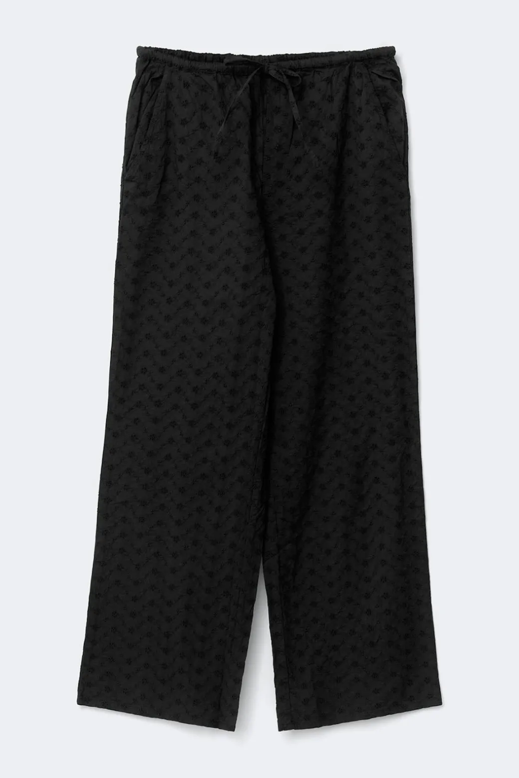 Broderie anglaise trousers