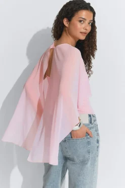 Chiffon cape top