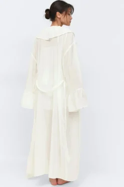 Chiffon loungewear robe