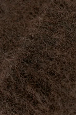 Chunky hairy beanie