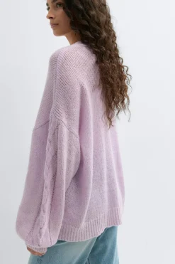 Chunky knitted cardigan