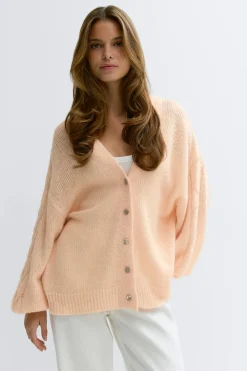 Chunky knitted cardigan