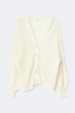 Chunky knitted cardigan