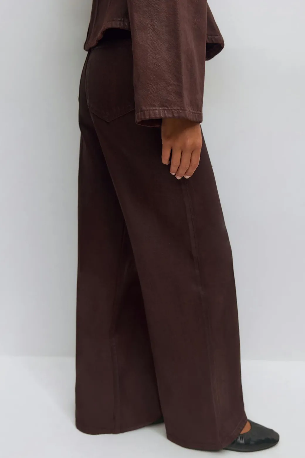 Coated jeans
