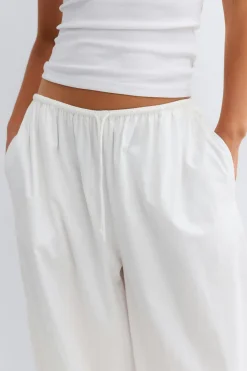 Cotton balloon trousers
