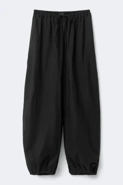 Cotton balloon trousers