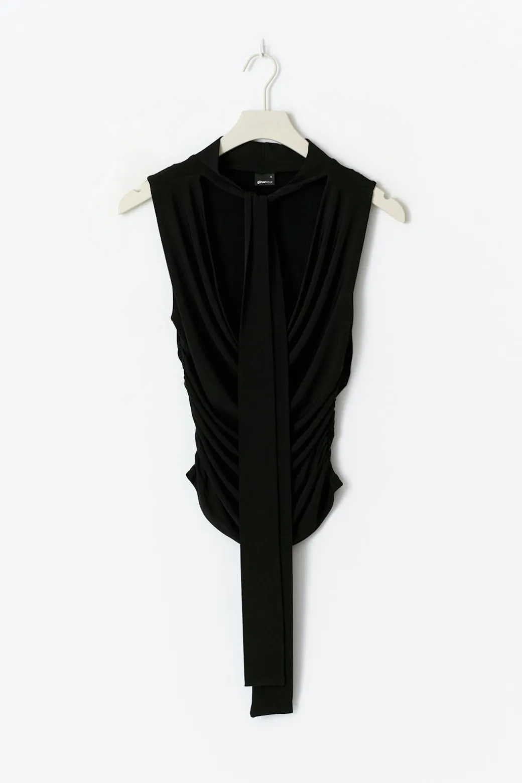 Cowlneck scarf top