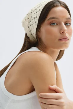 Crochet head scarf