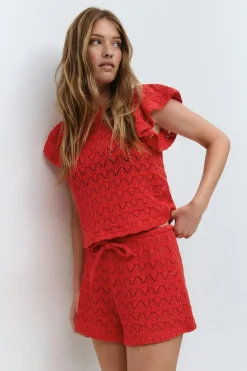 Crochet shorts