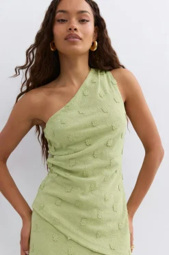 3d one shoulder top