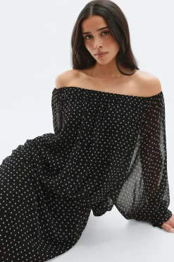 Draped dress