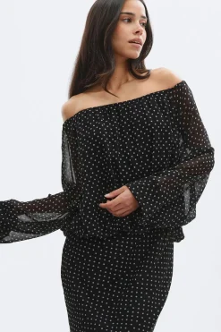 Draped dress