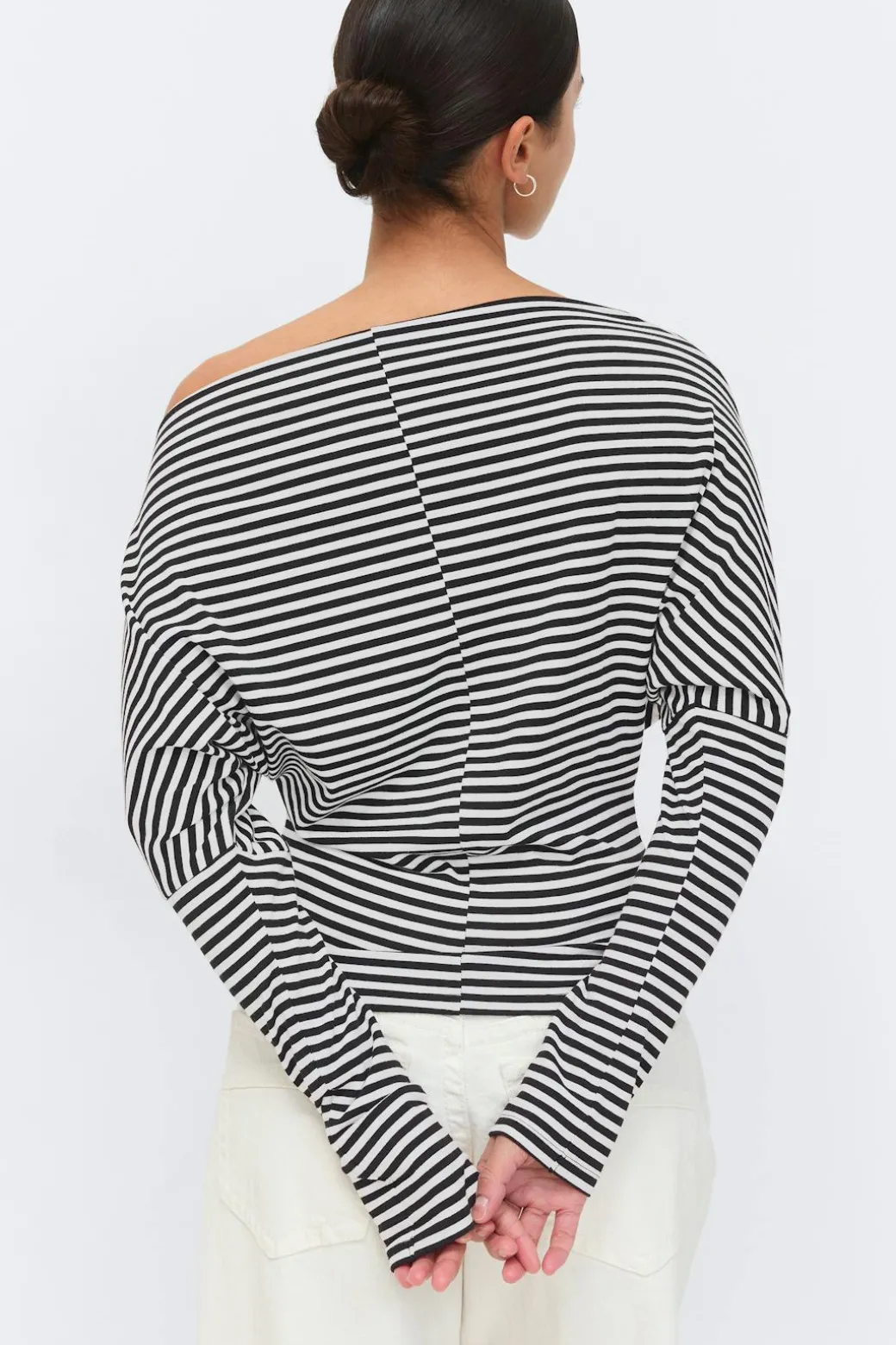 Dropped shoulder top