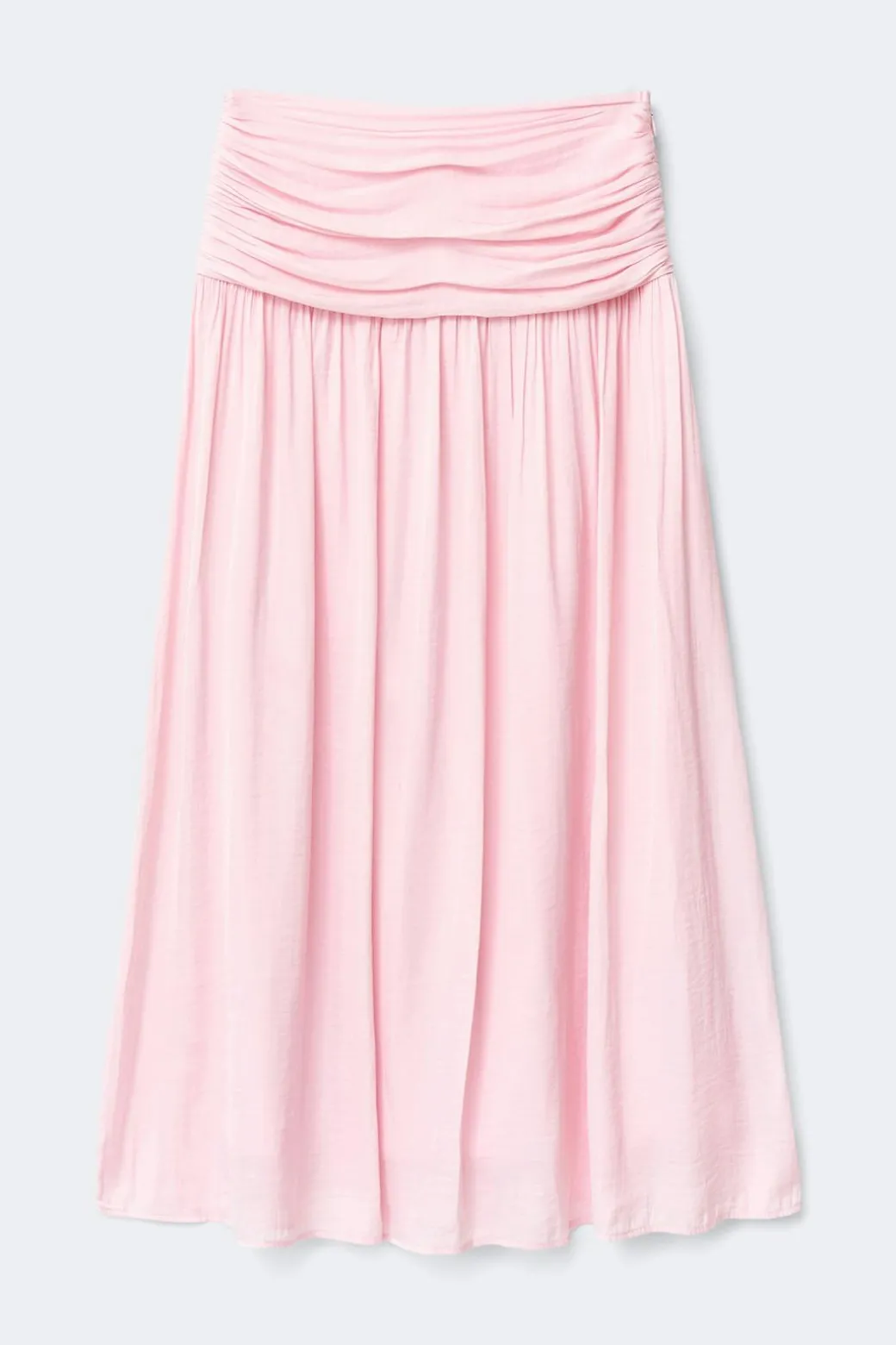 Dropped waist skirt
