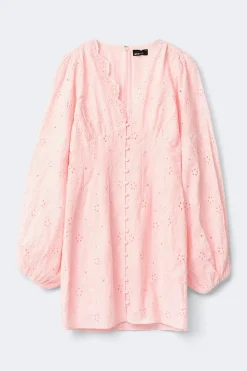 Embroidered mini dress