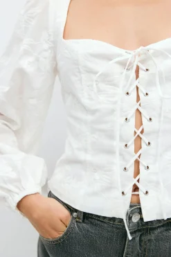 Embroidery top