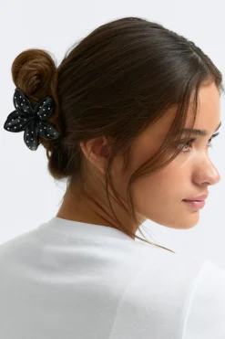 Flower hair clip
