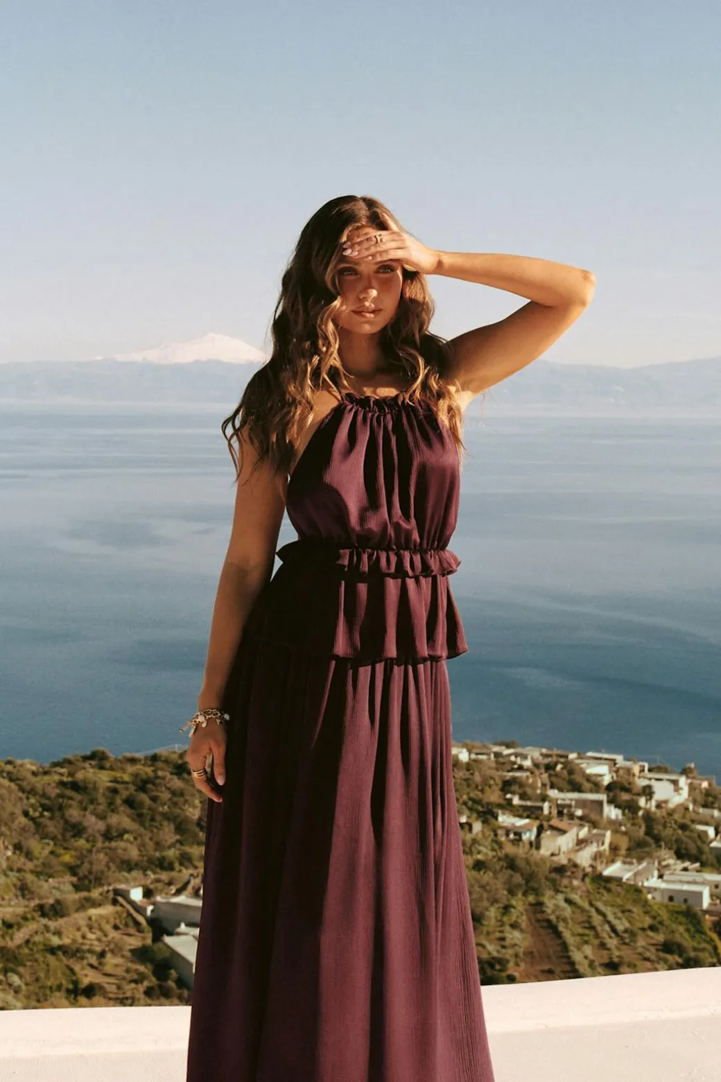 Flowy maxi skirt