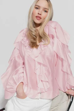 Frill blouse