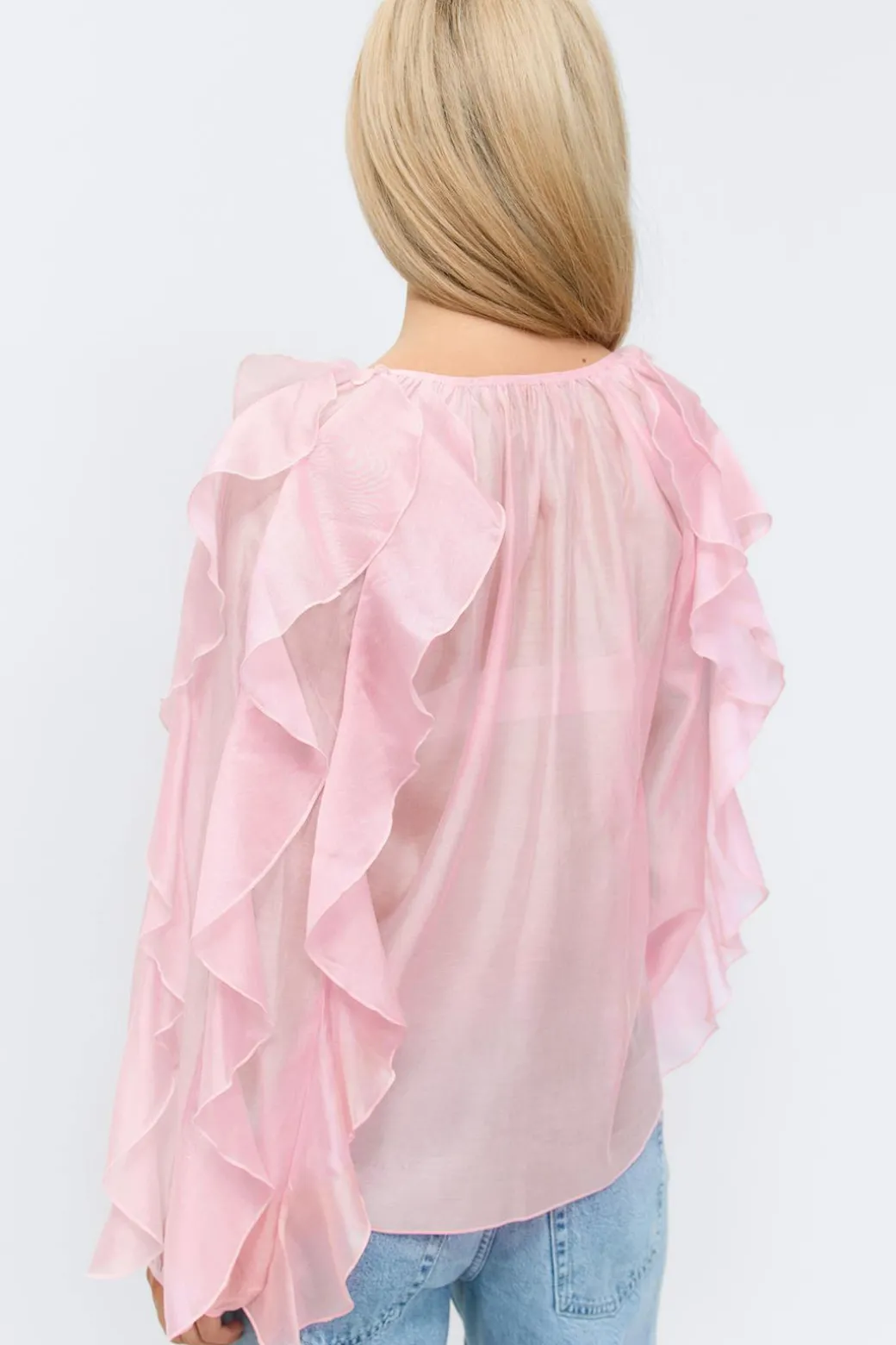 Frill blouse
