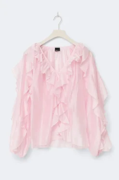 Frill blouse