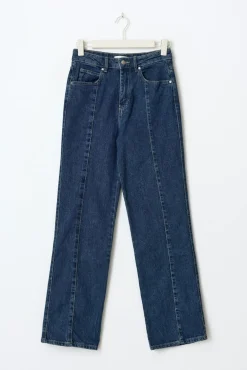 Front seam jeans