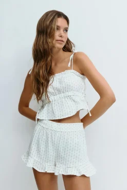 Gauze homewear top
