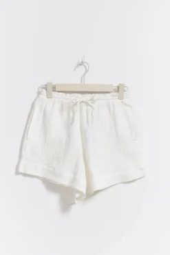 Gauze shorts