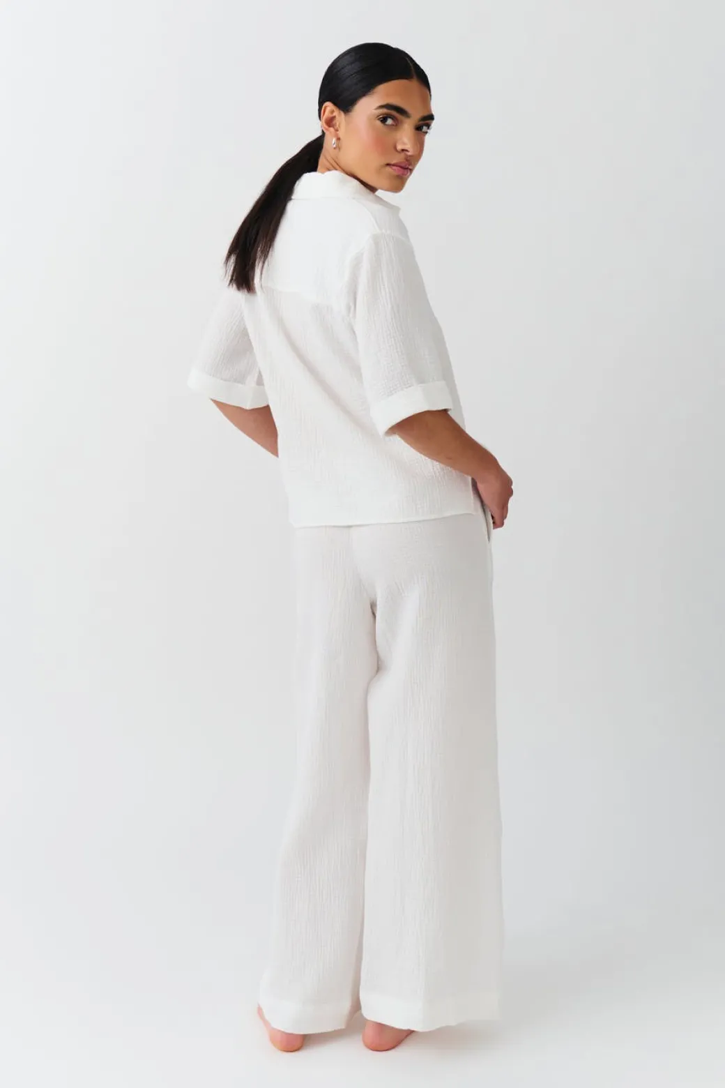 Gauze trousers