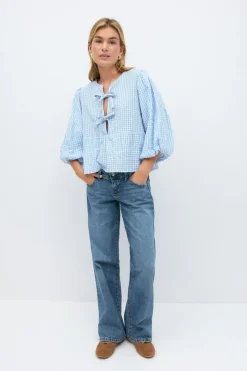 Gingham blouse