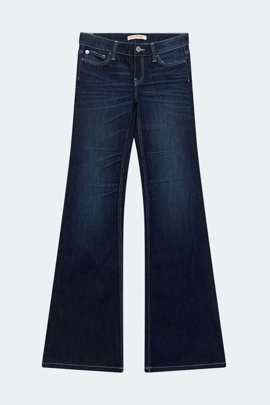 Glow low flare petite jeans