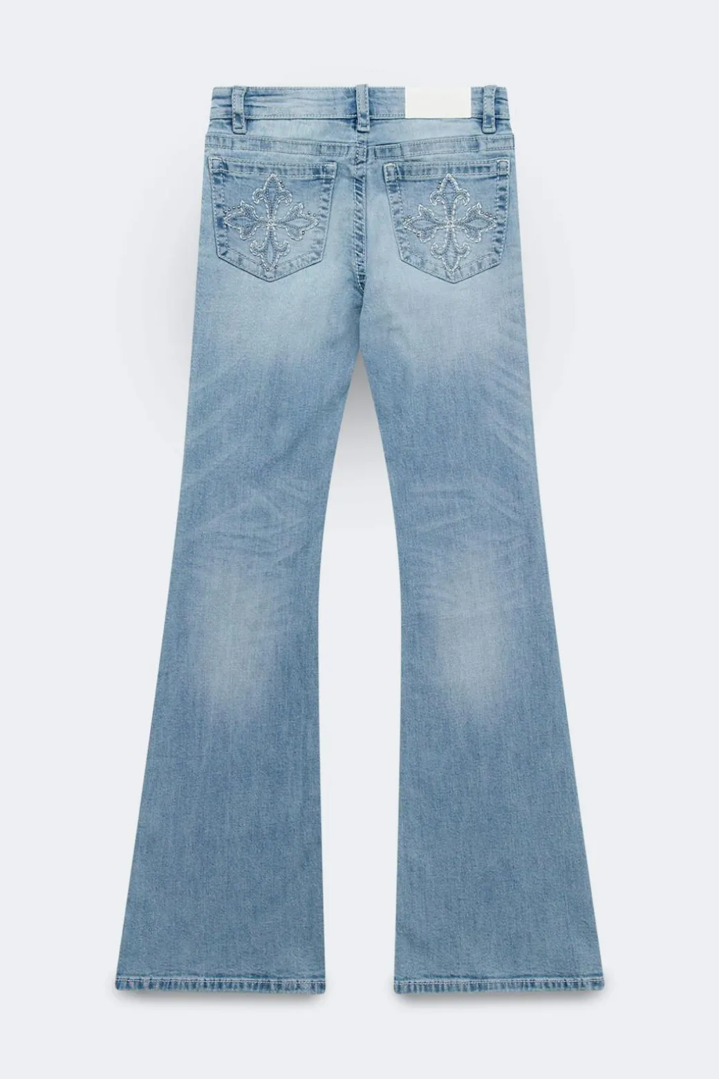 Glow rise flare jeans