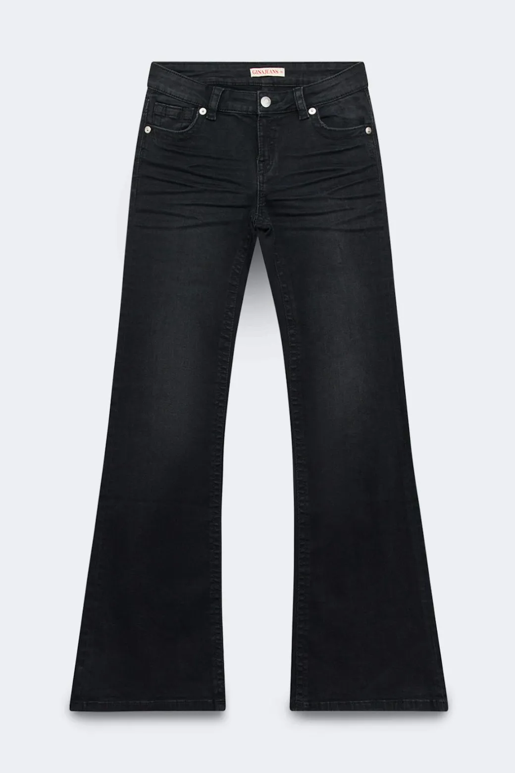 Glow rise flare jeans