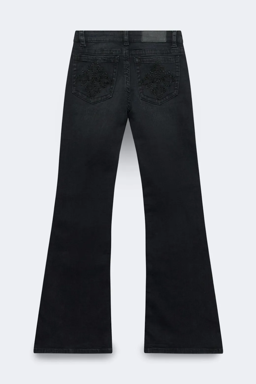 Glow rise flare jeans