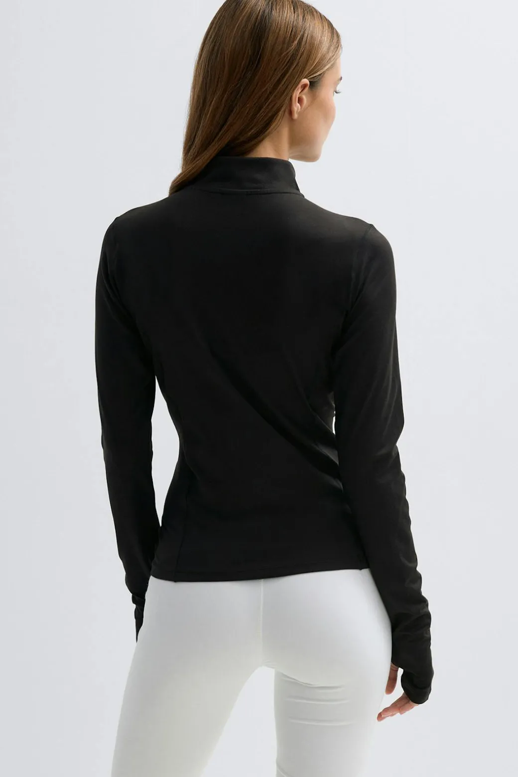 Half zip yoga top