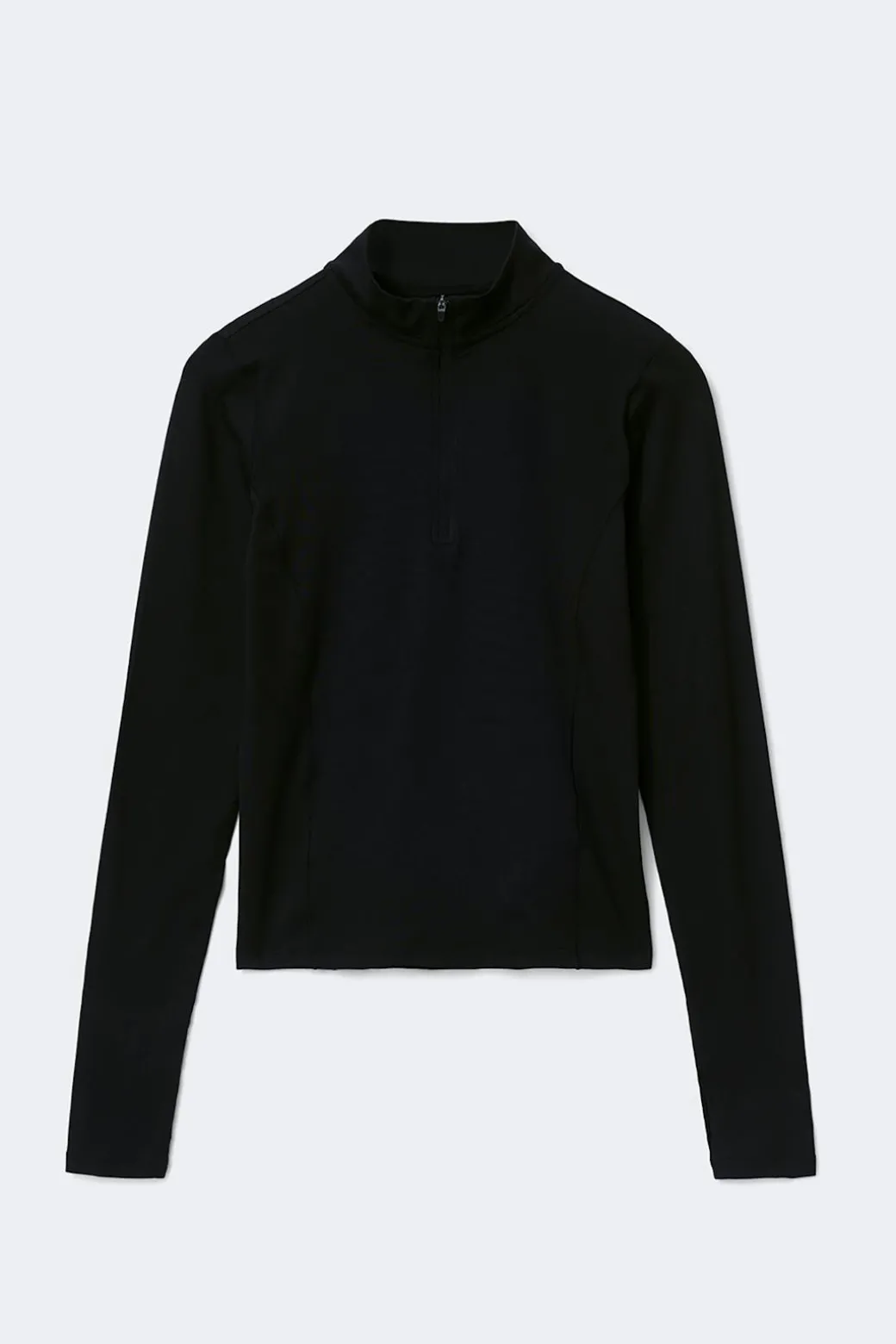 Half zip yoga top
