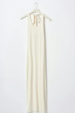Halterneck midaxi dress