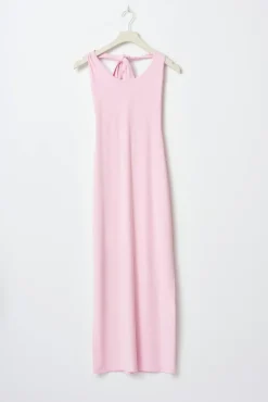 Halterneck midaxi dress