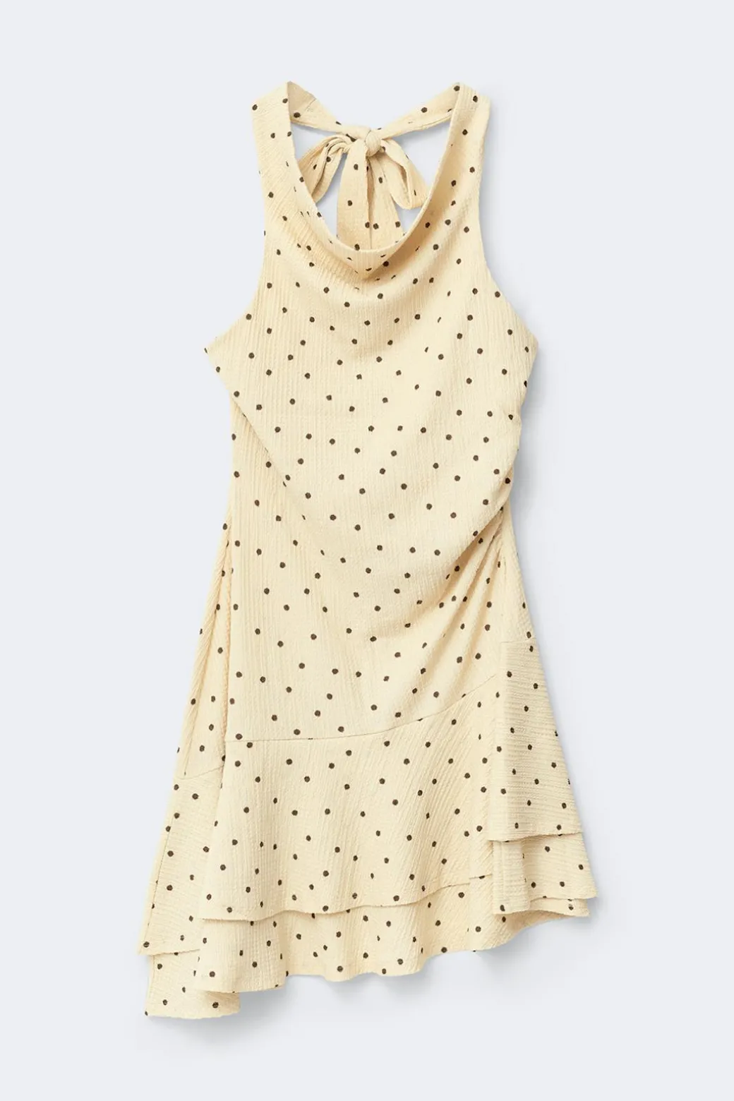 Halterneck mini dress