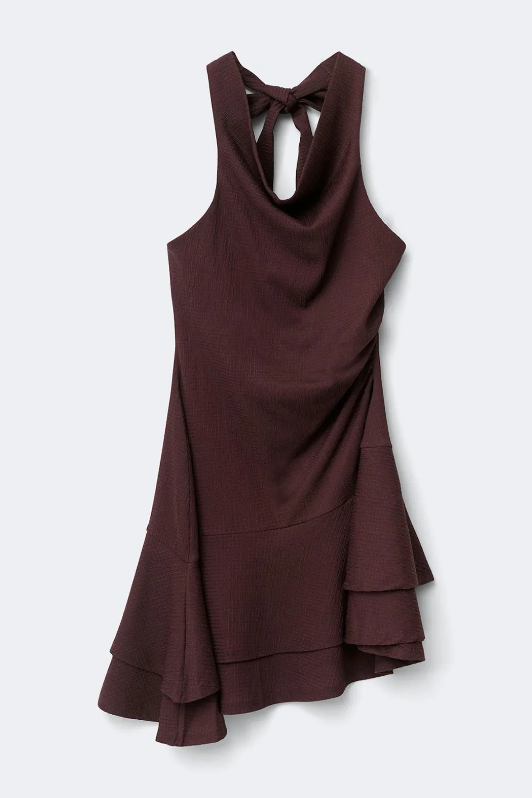 Halterneck mini dress