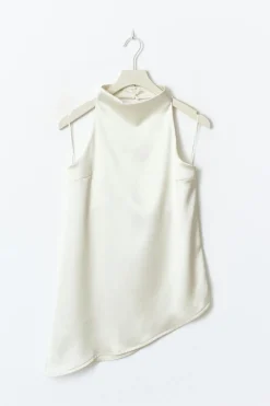 Halterneck tunic top