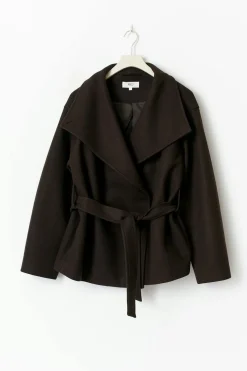 High neck short jacket