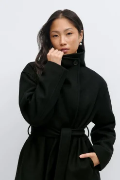 High neck short jacket