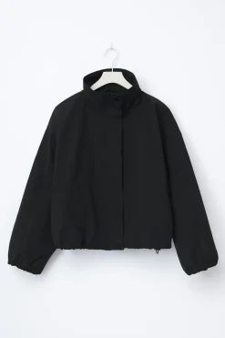 High neck sporty jacket