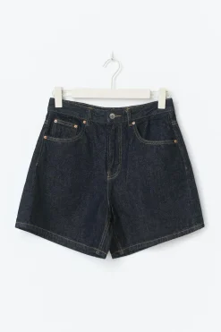 High waist denim shorts