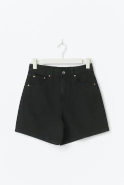 High waist denim shorts