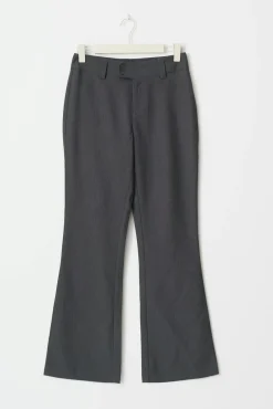 High waist flare trousers