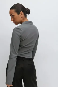 Hook and eye shirt